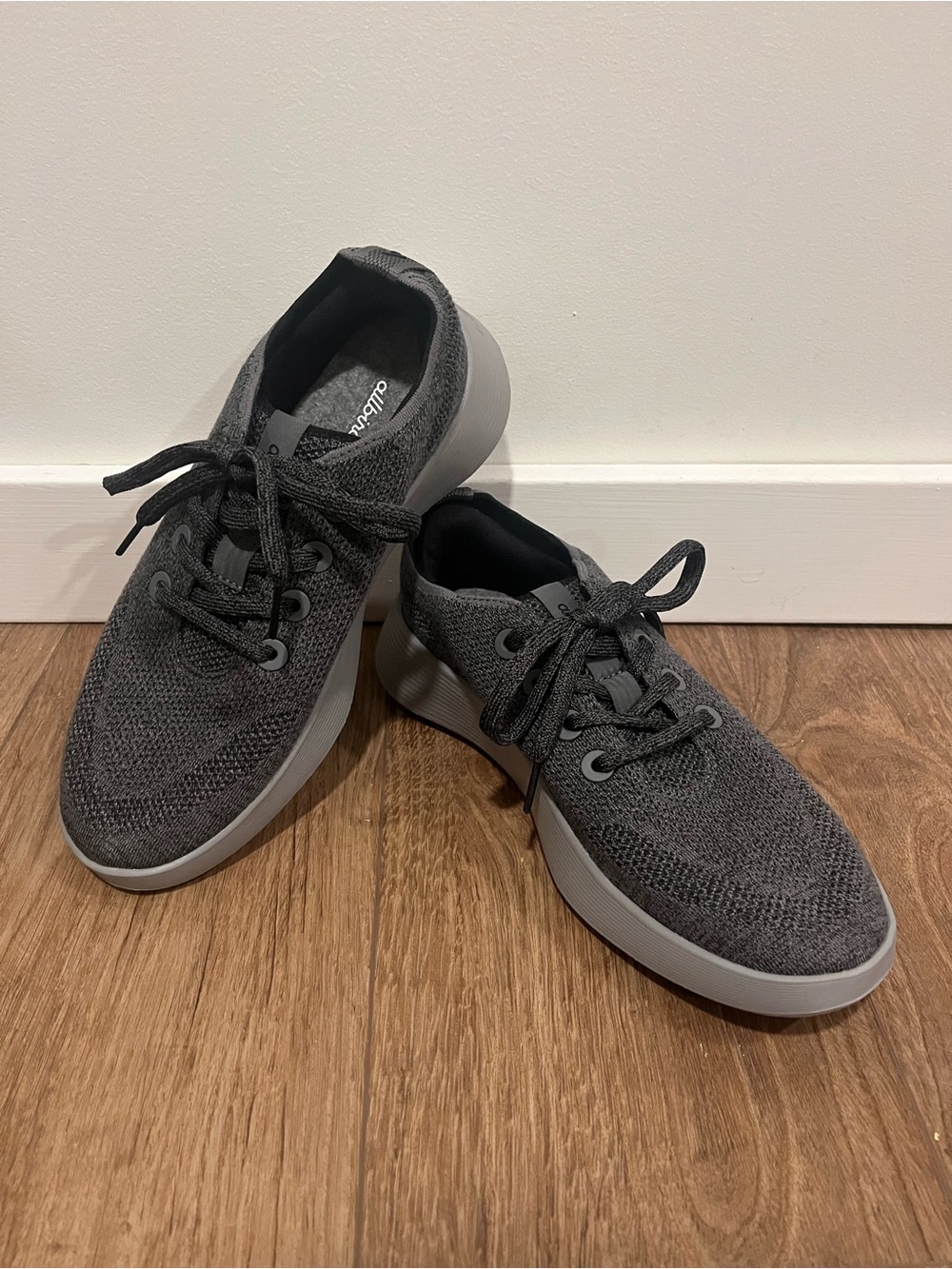 Allbirds Women's Tree Runner Go Dark Grey Athletic Running Sneakers 9.5